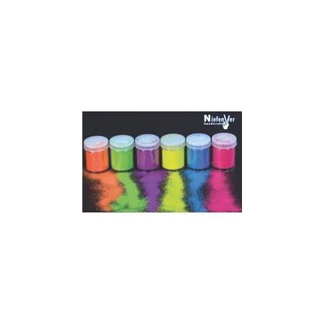 PURPURINA SECA FLUORESCENT. POT 45 GRS: BLAU