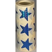 GOMETS ADHESIUS ESTELS XL METAL·LITZATS. ROTLLE 672 UNITATS: BLAU