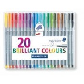 ESTOIG RETOLADORS STAEDTLER TRIANGULAR PUNTA 1 MM. CAPSA 20 ASSORTITS