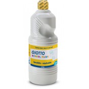 PINTURA TEMPERA ACRÍLICA GIOTTO. POT 500 ML: BLANC