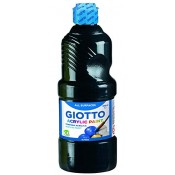 PINTURA TEMPERA ACRÍLICA GIOTTO. POT 500 ML: NEGRE