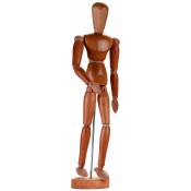 MANIQUÍ ARTICULAT FUSTA NATURAL 30 CM