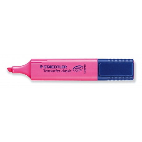 MARCADOR FLUORESCENT STAEDTLER 364. TEXTSURFER CLASSIC. PUNTA BISELLADA: ROSA