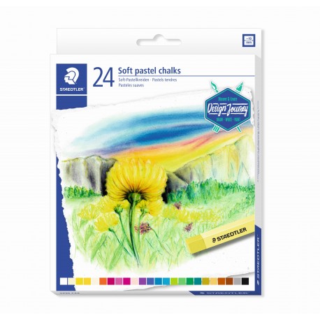 LLAPIS PASTEL STAEDTLER 2430 C24. CAPSA 24 BARRES ASSORTIDES