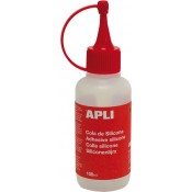 ADHESIU SILICONA TRANSPARENT APLI. POT 100 ML.