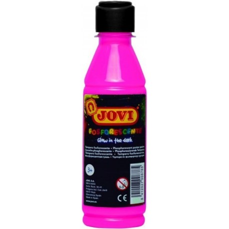 TEMPERA FOSFORESCENT JOVI. POT 250 ML: MAGENTA