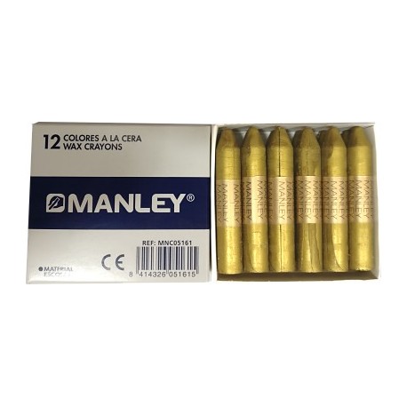 COLORS CERA BRILLANT MANLEY. CAPSA 12 BARRES UNICOLORS: OR