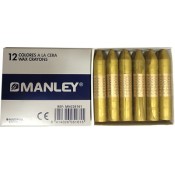 COLORS CERA BRILLANT MANLEY. CAPSA 12 BARRES UNICOLORS: OR