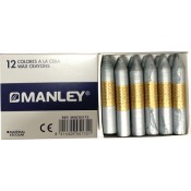 COLORS CERA BRILLANT MANLEY. CAPSA 12 BARRES UNICOLORS: ARGENT