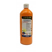 PINTURA TEMPERA LÍQUIDA LAIGAM. POT 1000 ML: TARONJA