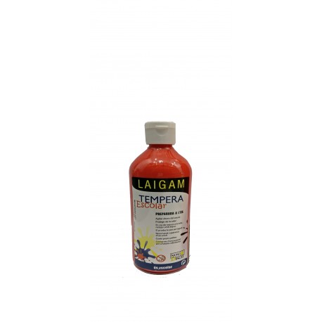 PINTURA TEMPERA LÍQUIDA LAIGAM. POT 500 ML: VERMELL