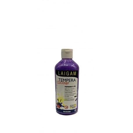 PINTURA TEMPERA LÍQUIDA LAIGAM. POT 500 ML: VIOLETA