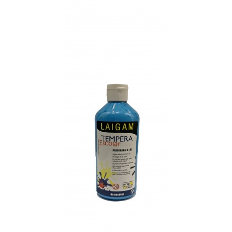 PINTURA TEMPERA LÍQUIDA LAIGAM. POT 500 ML: BLAU CLAR