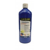 PINTURA TEMPERA LÍQUIDA LAIGAM. POT 1000 ML: BLAU FOSC