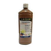 PINTURA TEMPERA LÍQUIDA LAIGAM. POT 1000 ML: MARRÓ CLAR