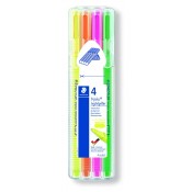 ESTOIG RETOLADORS FLUORESCENTS STAEDTLER 362.TRIANGULAR PRIM. ESTOIG 4 UNITATS