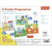 AMIGUETS.4 PUZZLES PROGRESSIUS 6  9 12 16 PECES