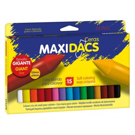 COLORS CERA MAXI-DACS. CAPSA 15 BARRES ASSORTIDES