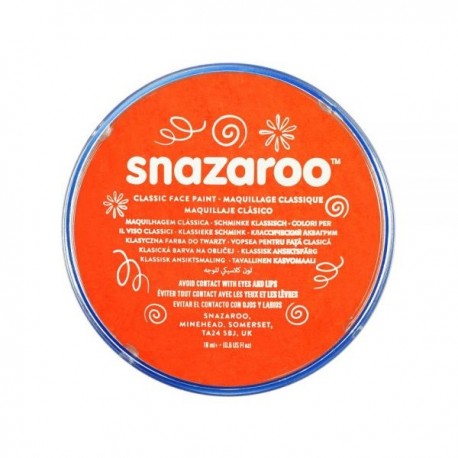 CREMA MAQUILLATGE AIGUA.CARA I COS SNAZAROO. CAPSA 18 GRS: TARONJA