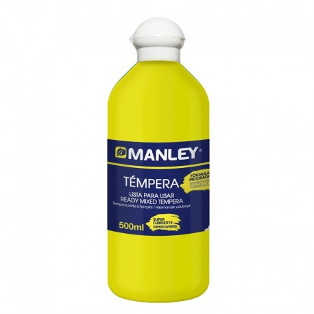 PINTURA TEMPERA LÍQUIDA MANLEY. POT 500 ML: GROC