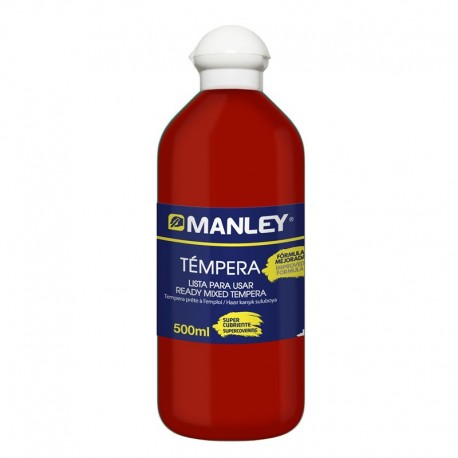 PINTURA TEMPERA LÍQUIDA MANLEY. POT 500 ML: MARRÓ