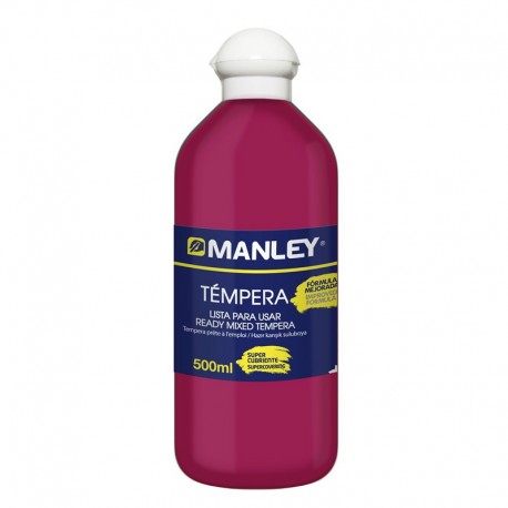 PINTURA TEMPERA LÍQUIDA MANLEY. POT 500 ML: MAGENTA