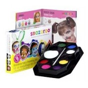 ESTOIG MAQUILLATGE ARC IRIS SNAZAROO. ESTOIG 8 COLORS, ESPONJA, PINZELL