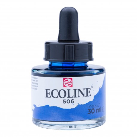 AQUAREL·LA LÍQUIDA ECOLINE. POT 30 ML: BLAU ULTRAMAR