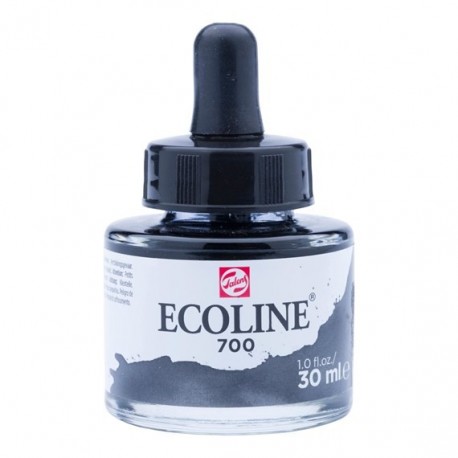 AQUAREL·LA LÍQUIDA ECOLINE. POT 30 ML: NEGRE