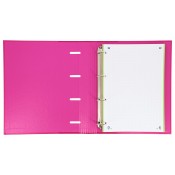 CARPETA 4 ANELLES AMB RECANVI.FULLS QUAD.5X5:MAGENTA