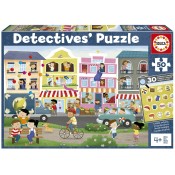 DETECTIUS A LA CIUTAT.PUZZLE 50 PECES