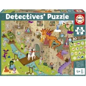 DETECTIUS AL CASTELL.PUZZLE 50 PECES