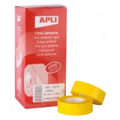 CINTA AUTOADHESIVA CEL·LOFANA COLOR. ROTLLE 33 M X 19 MM: GROC