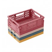 PACK 4 CAIXES PLASTIC APILABLES.MIDES 14X10X6 CM.