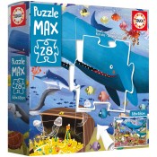 PUZZLE MAX.28 PECES .SOTA EL MAR