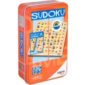 SUDOKU. JOC LÓGICA 81 PECES + TAULER FUSTA. AMB CAIXA METALL