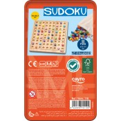 SUDOKU. JOC LÓGICA 81 PECES + TAULER FUSTA. AMB CAIXA METALL