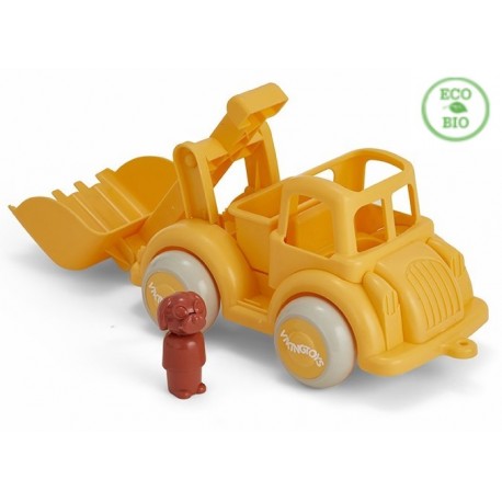 JUMBO DIGGER TRUCK ESCAVADORA 35 CM. AMB 1 PERSONATGE 100 % RECICLAT