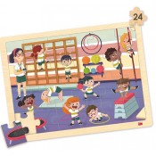 COLE INCLUSIU.SET 4 PUZZLES 24 PECES DE FUSTA + 4 POSTERS