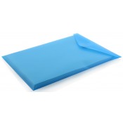 BOSSA PLÀSTIC TANCA VELCRO. OBERTURA SUPERIOR 230 X 325 MM: BLAU