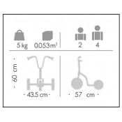 PATINET 3 RODES 2 - 4 ANYS 57 X 60 X 43,5 CM