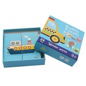 WOODEN TRAFFIC.6 PUZZLES DE 4 PECES