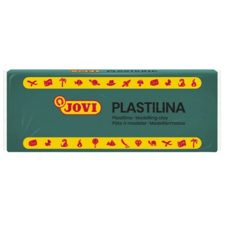 PLASTILINA JOVI. PASTILLA 150 GRS: VERD FOSC