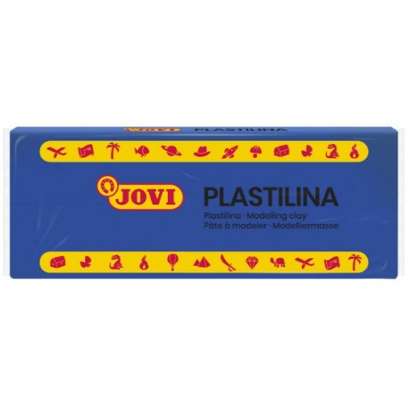 PLASTILINA JOVI. PASTILLA 150 GRS: BLAU FOSC